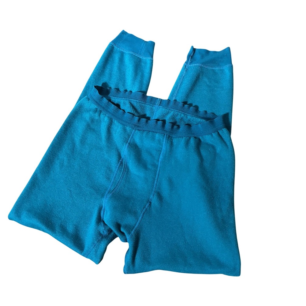 Patagonia Capilene Mens Thermal Base Layer Pants Blue Medium Vintage USA